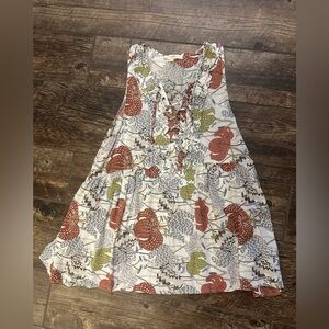 Entro Women’s Tank with Red and Green Floral Pattern‎